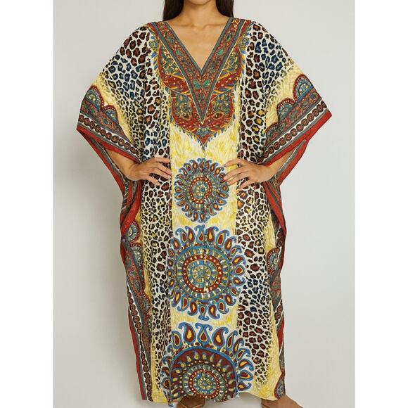 S.R. Fashion Dresses & Skirts - Kaftan Dresses for Women Beach Coverups, One Size Kaftans